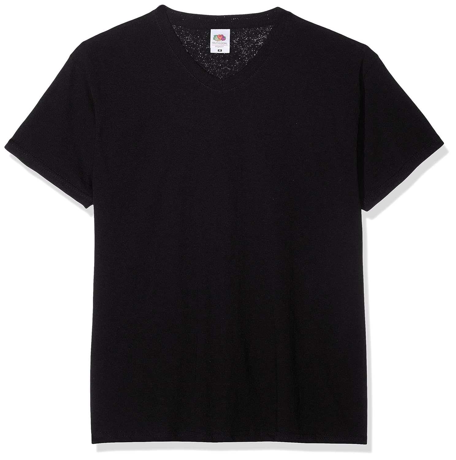 Fruit of the Loom Original V-Neck Tee, 5 Pack T-Shirt, Noir (Black 36), Medium (Lot de 5) Homme