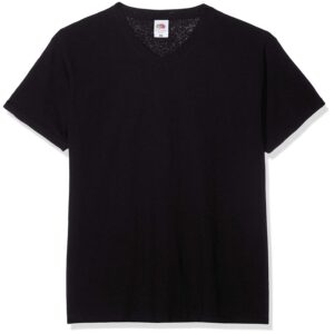 Fruit of the Loom Original V-Neck Tee, 5 Pack T-Shirt, Noir (Black 36), XXX-Large (Lot de 5) Homme