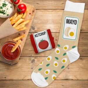 Alternative view of STC — Paire de Chaussettes Dépareillées Ketchup Mayo