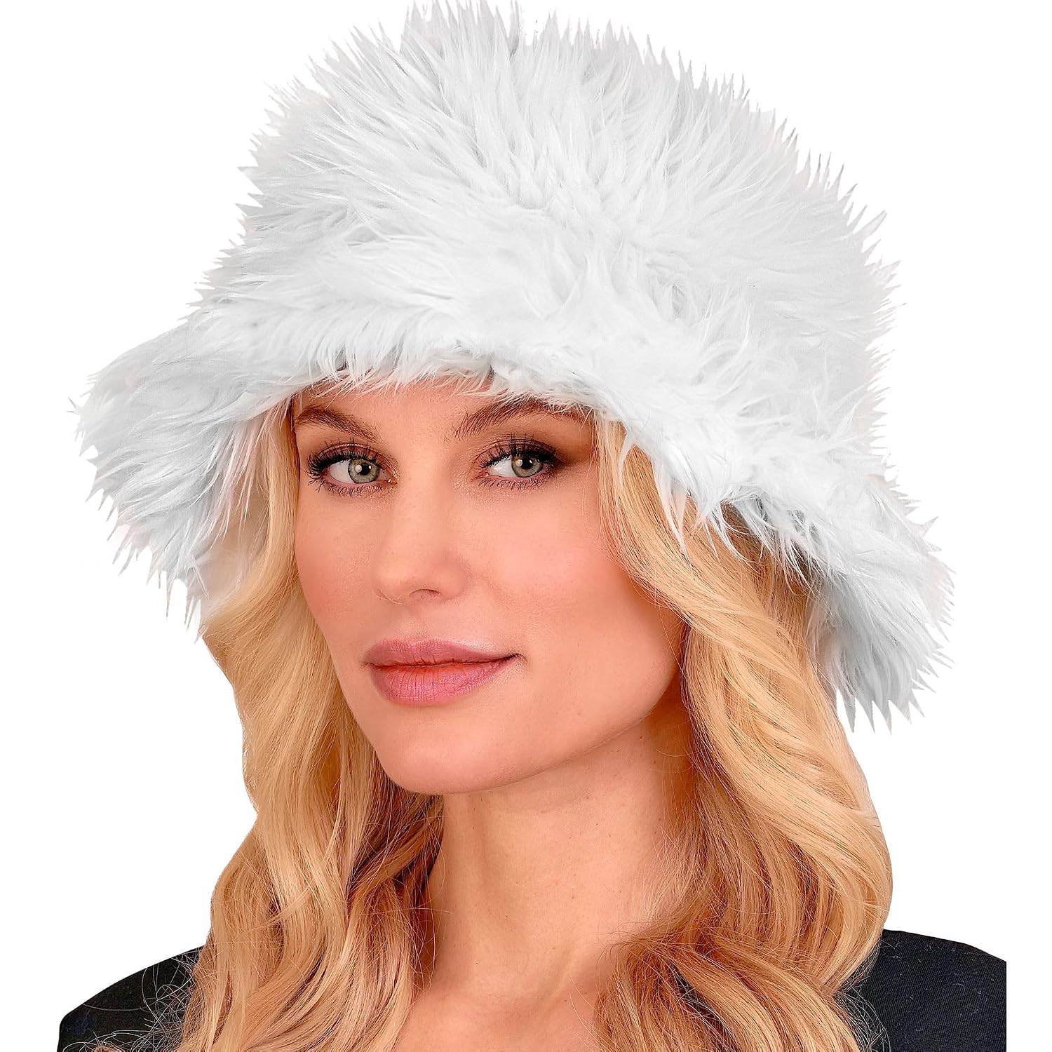 W WIDMANN MILANO Party Fashion — Chapeau bob en peluche blanc – Image 3