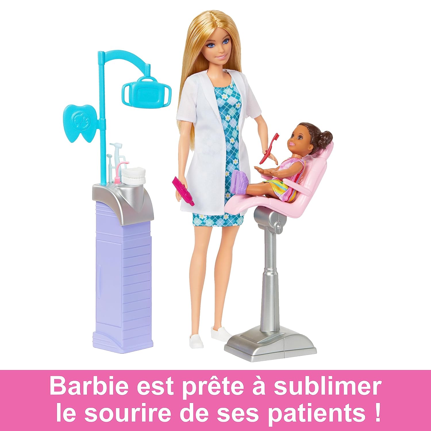 BARBIE Métiers — Coffret Dentiste avec 2 Poupées – Image 4