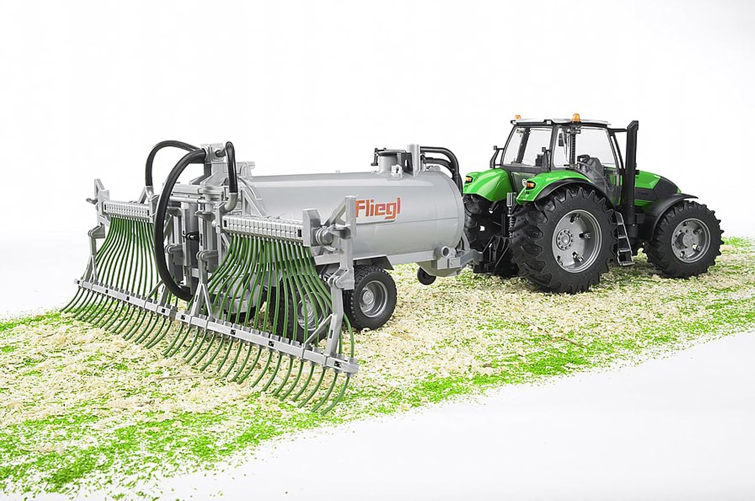 BRUDER Fliegl 02020 — Tonneau-remorque avec épandeur 1:16 – Image 3
