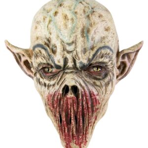 P'tit Clown Masque intégral en latex pour adulte, parfait pour Halloween (Démon sans bouche)