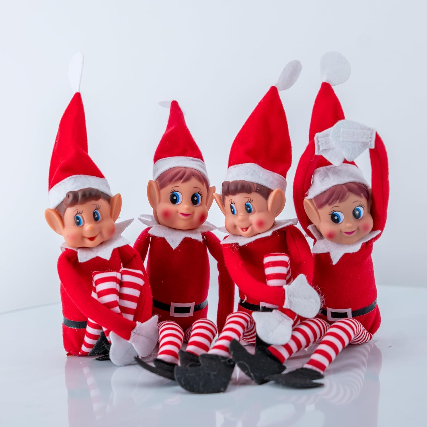 CHAKS — Lot de 2 elfes farceurs de Noël en peluche – Image 6