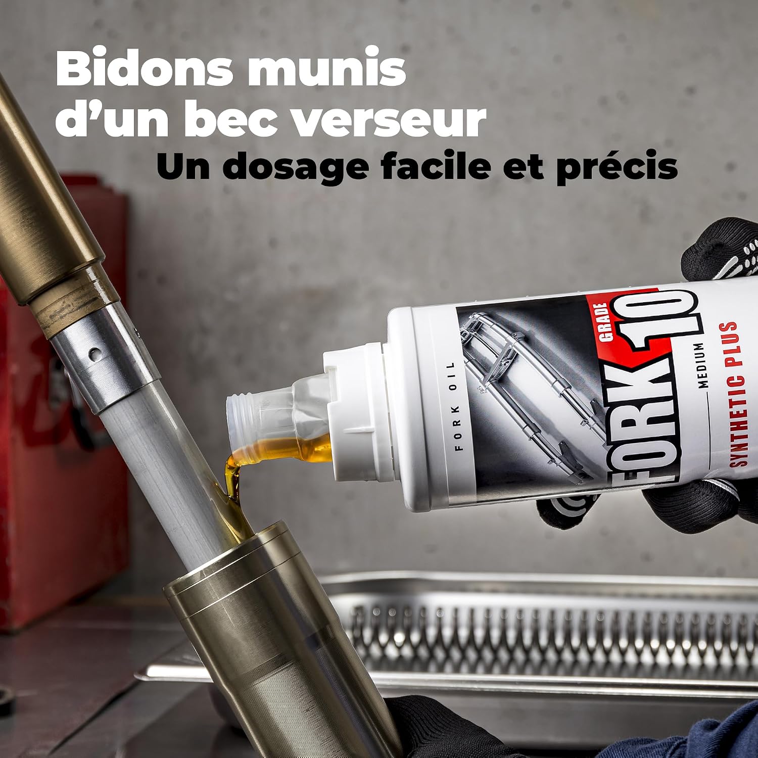 IPONE Fork 10 — Huile de Fourche Semi-synthétique 1L – Image 6