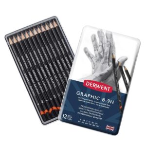 Derwent 34213 Crayons de couleur Multicolore Boîte de 12