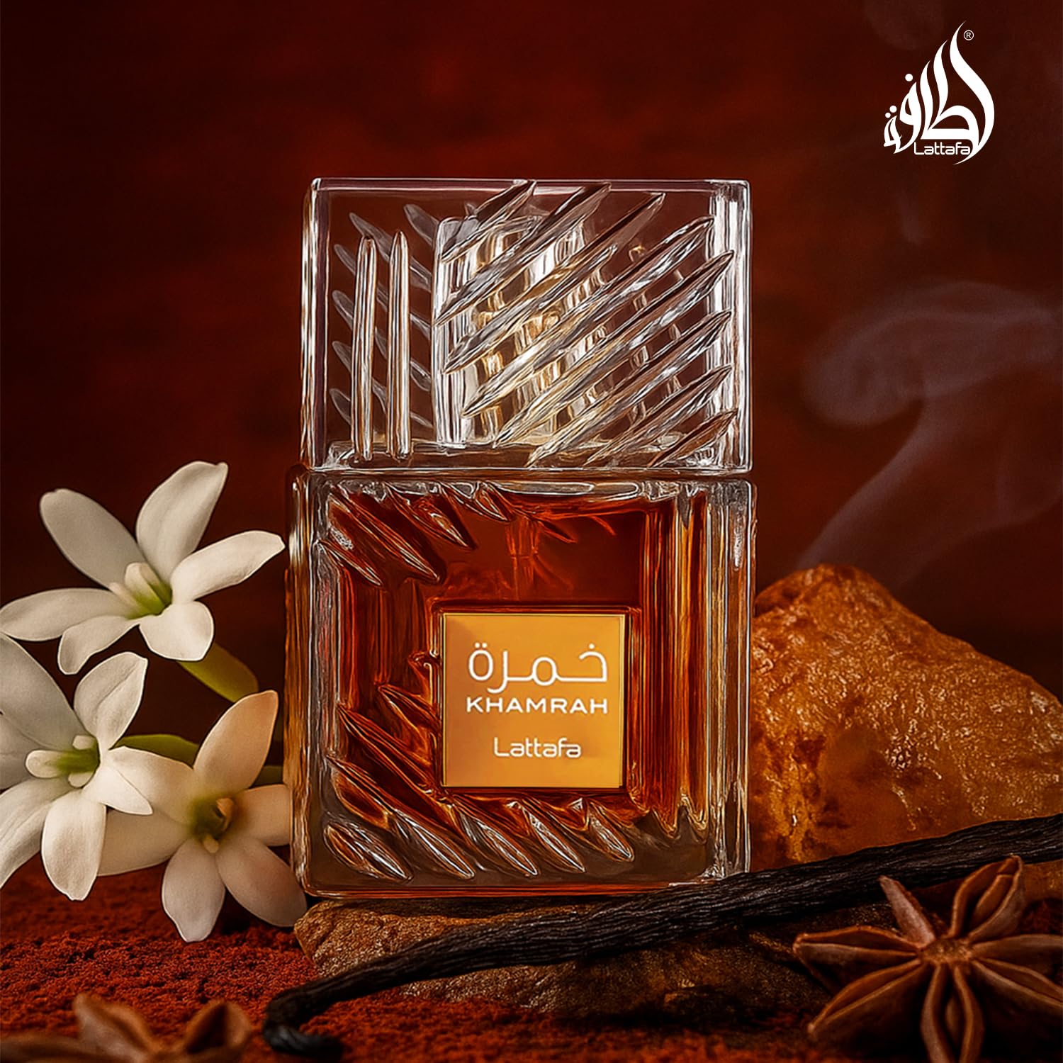 LATTAFA KHAMRAH — Eau de parfum unisexe 100 ml – Image 5