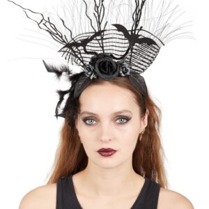 P'tit Clown - Serre-TÊTE FORÊT Noire Adulte Créatures - Accessoire de déguisement - Cosplay pour Halloween - Thême(s) :