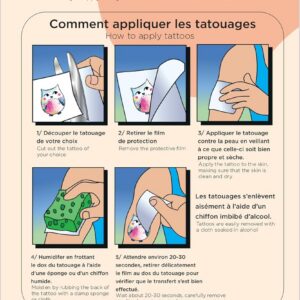 Alternative view of CAM ET LEON — Tatouages Temporaires Animaux de la forêt