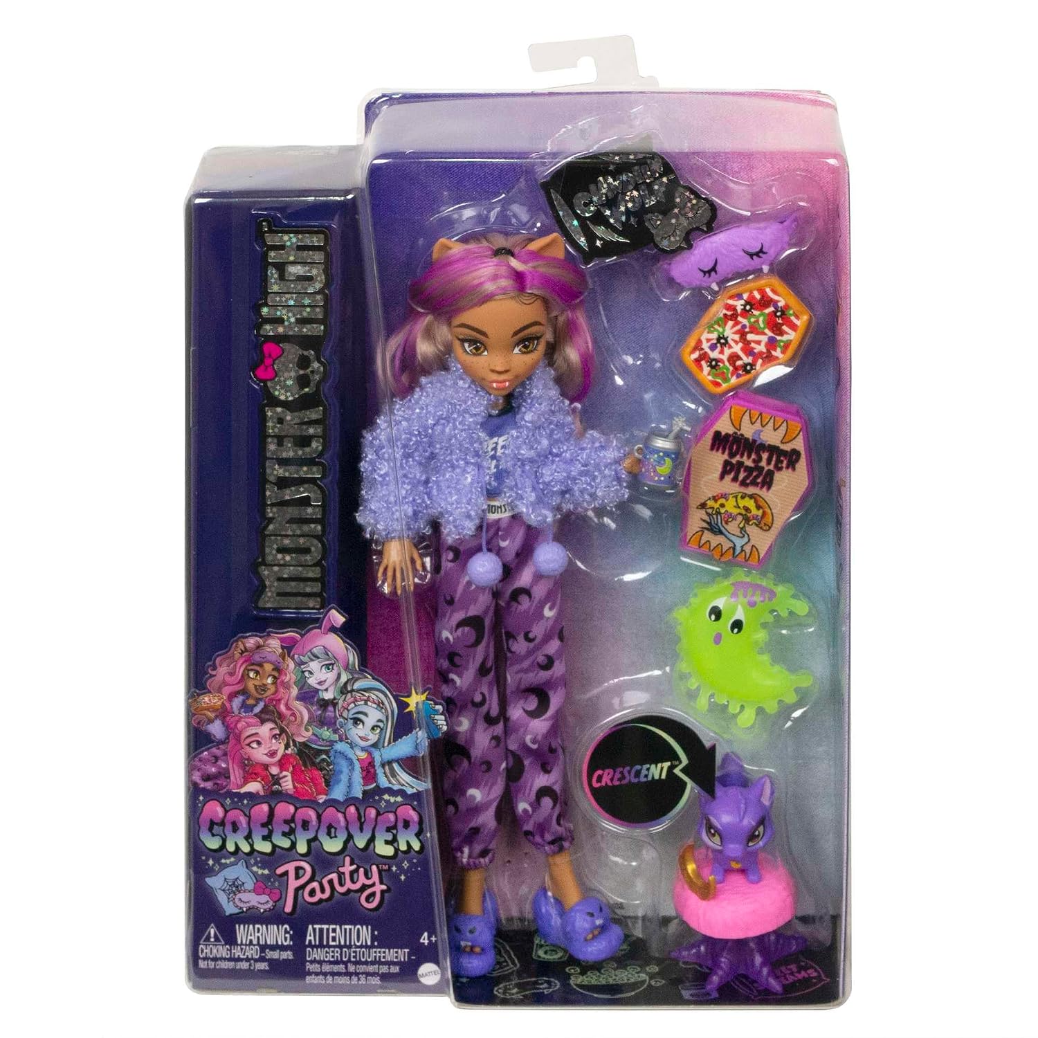 MONSTER HIGH — Coffret Soirée Pyjama Clawdeen Wolf – Image 5