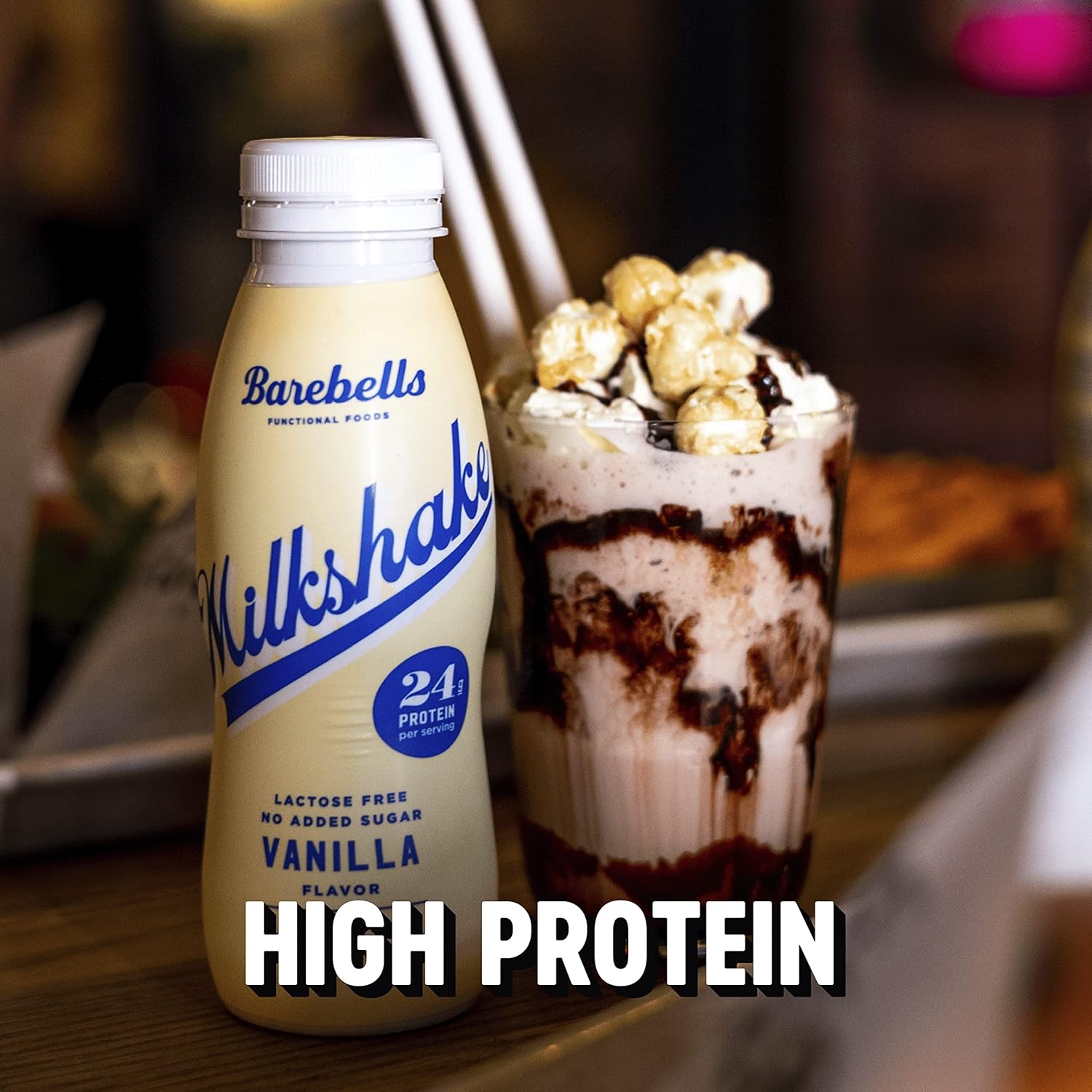 BAREBELLS — Milkshake Protéiné Vanille x8 330 ml – Image 3