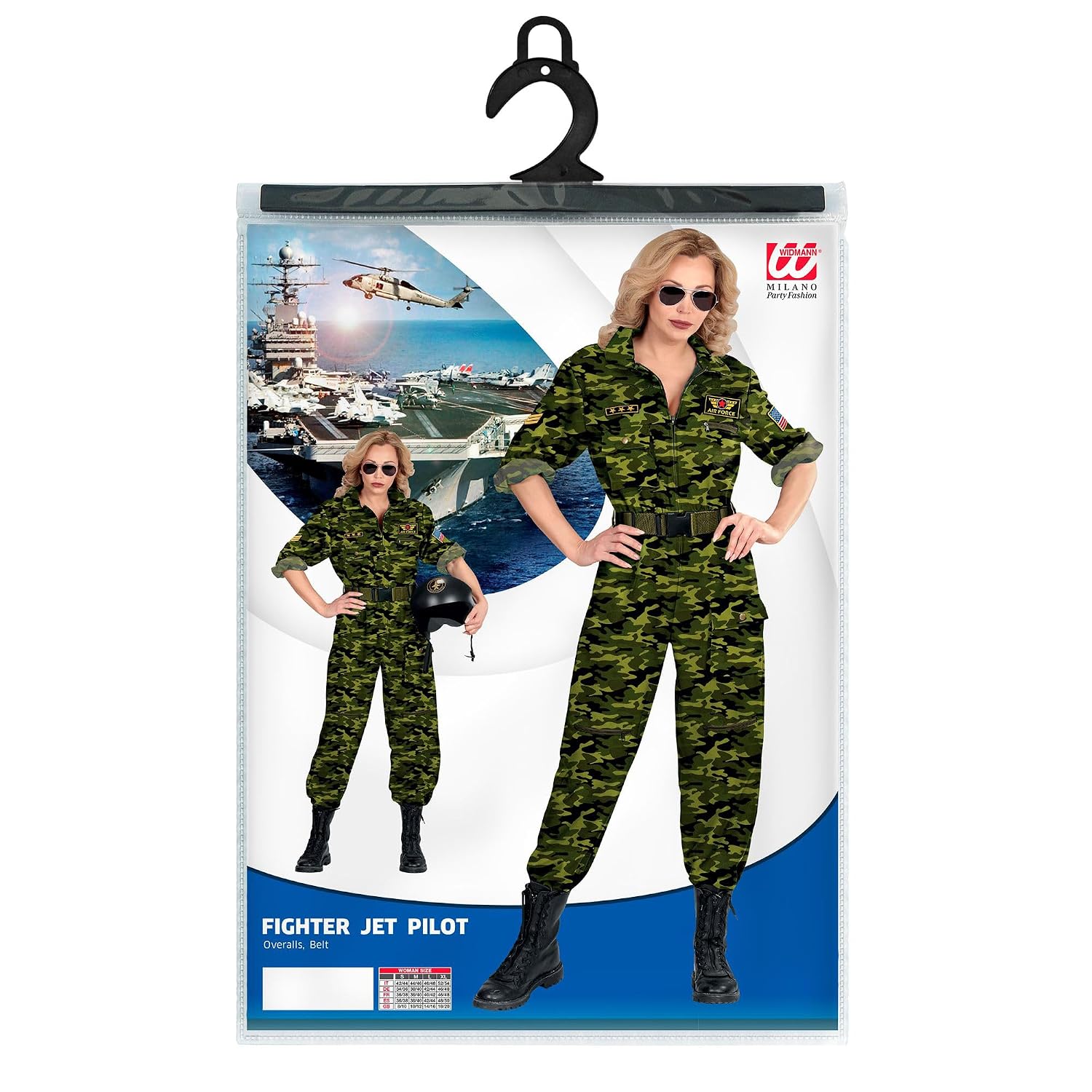 W WIDMANN MILANO — Déguisement Pilote de Chasse XL – Image 2