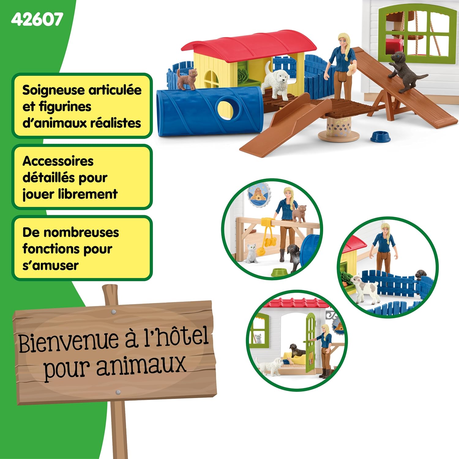 SCHLEICH Farm World — Hôtel des Animaux 54 pièces – Image 2