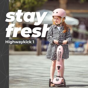 Alternative view of SCOOT & RIDE Highwaykick One — Porteur enfant rose clair
