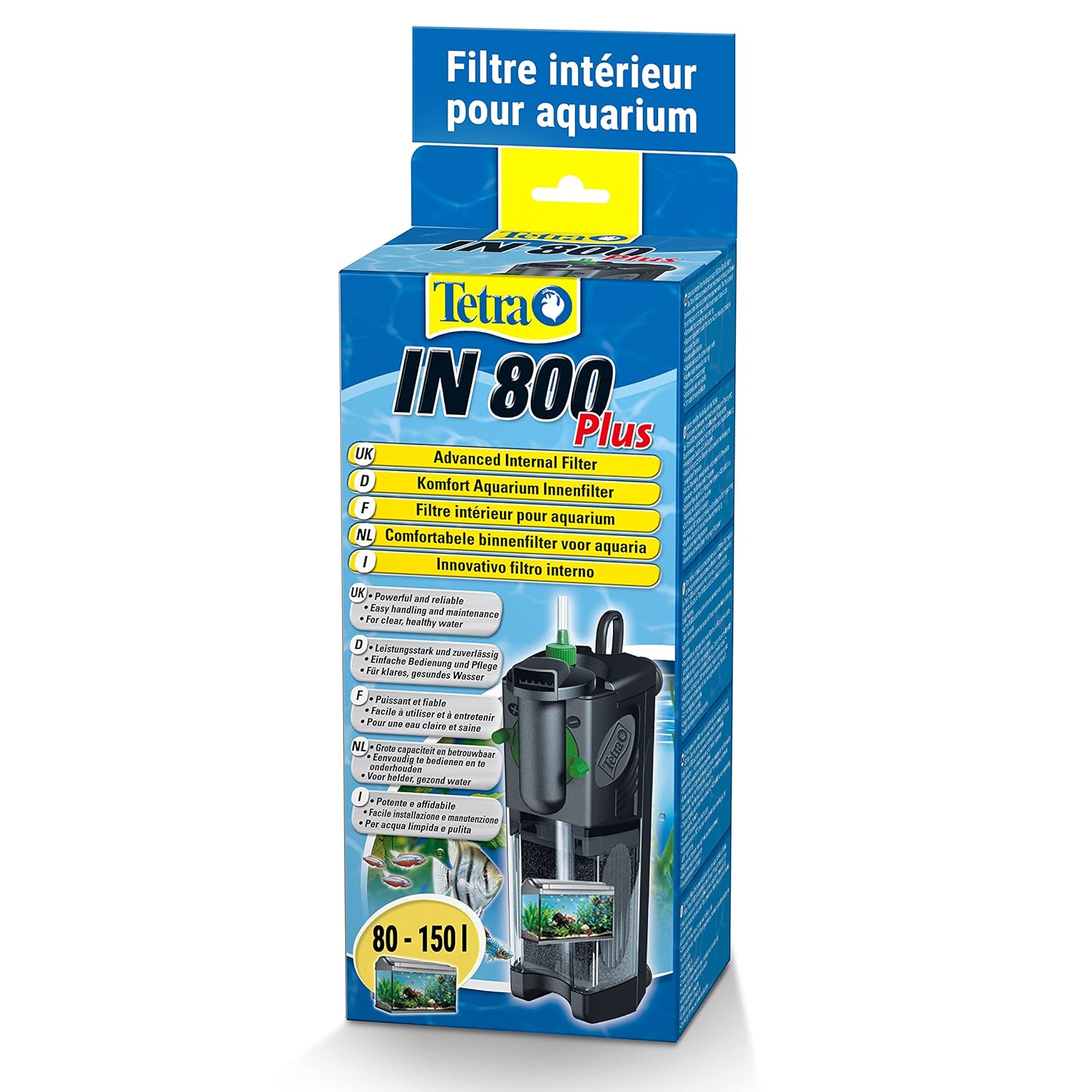 TETRA IN 800 Plus — Filtre intérieur pour aquarium