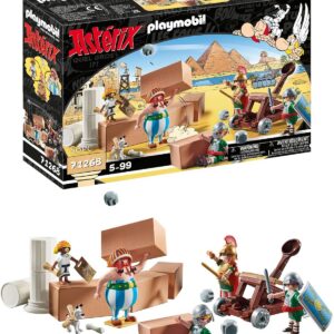 Playmobil 71268 Astérix : Numérobis et la Bataille du Palais - avec Cinq Personnages et des Accessoires - Les Aventures d'Obélix - Histoire & Imaginaire - Dès 5 Ans
