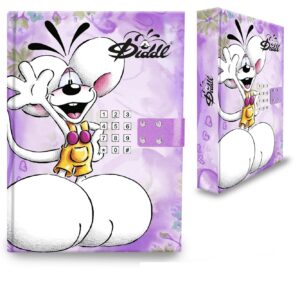 DIDDL — Journal secret à code et musique violet pailleté