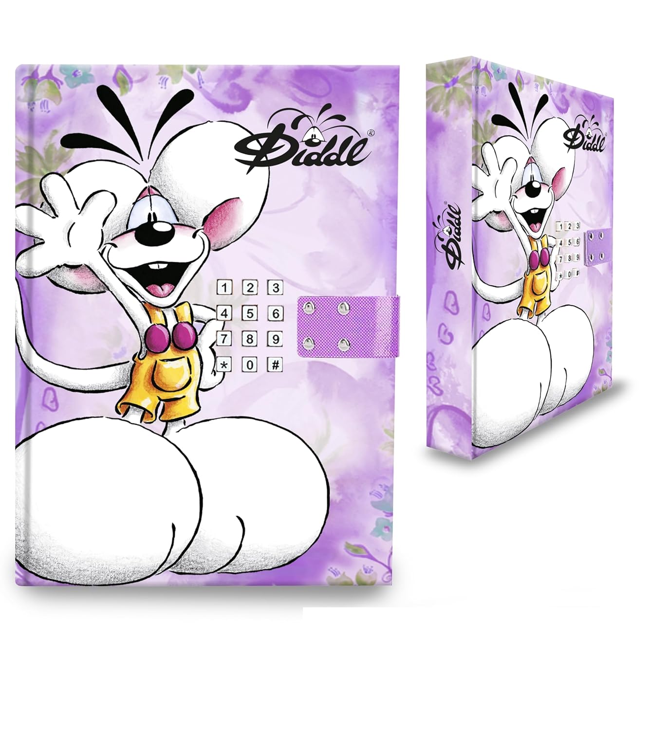 DIDDL — Journal secret à code et musique violet pailleté