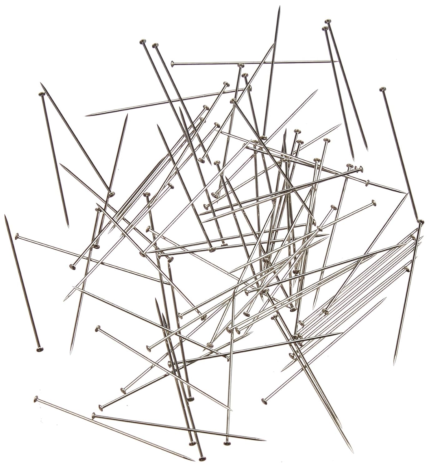 Prym Headpins, Acier, Argent, 30 x 0,5 mm PRYM_024120-1 – Image 2