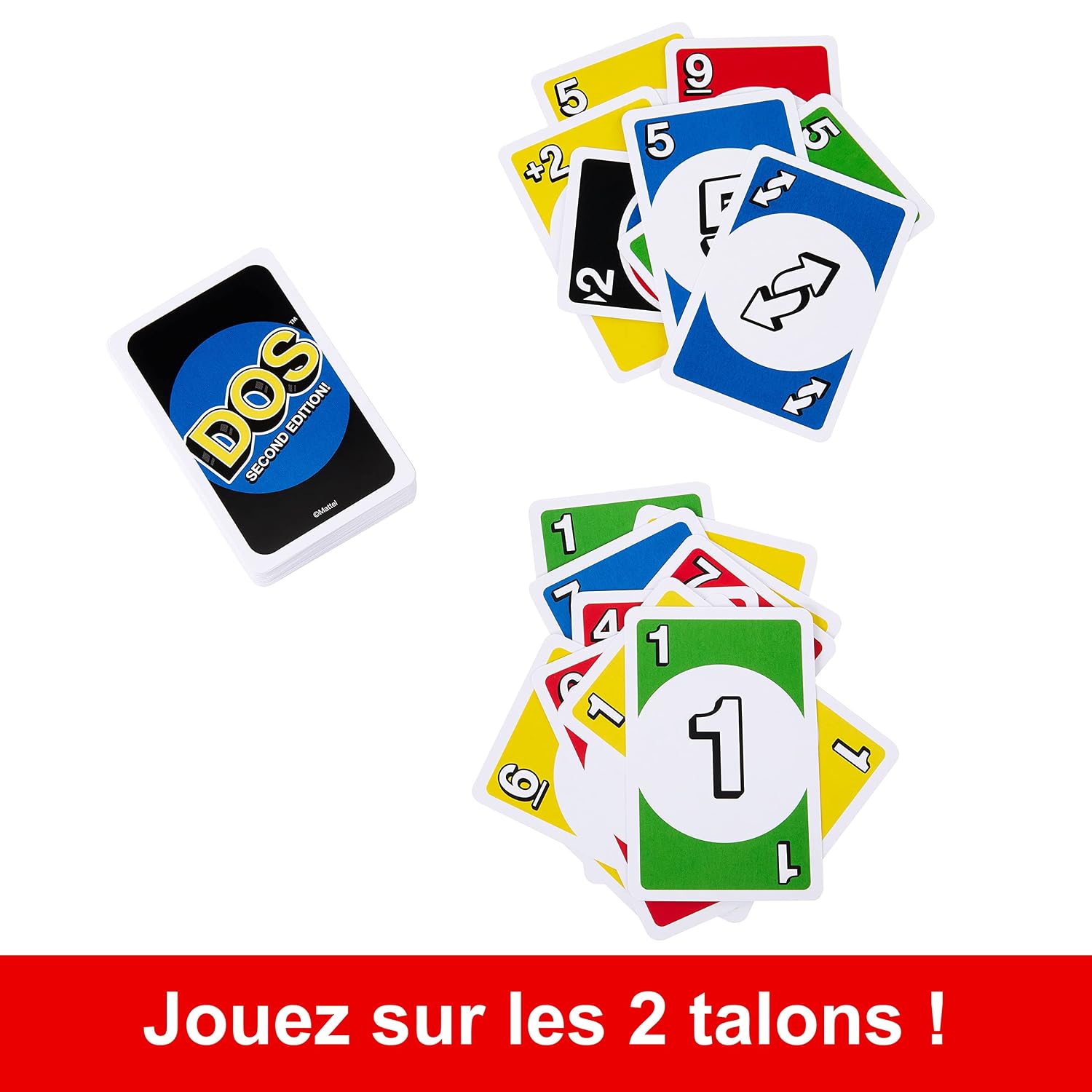 UNO DOS Deuxième Édition — Jeu de Cartes Familial – Image 2