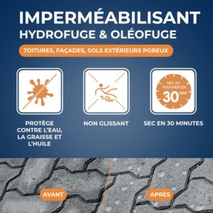 Alternative view of IMPERMEABILISANT — Traitement eau et graisse 5L