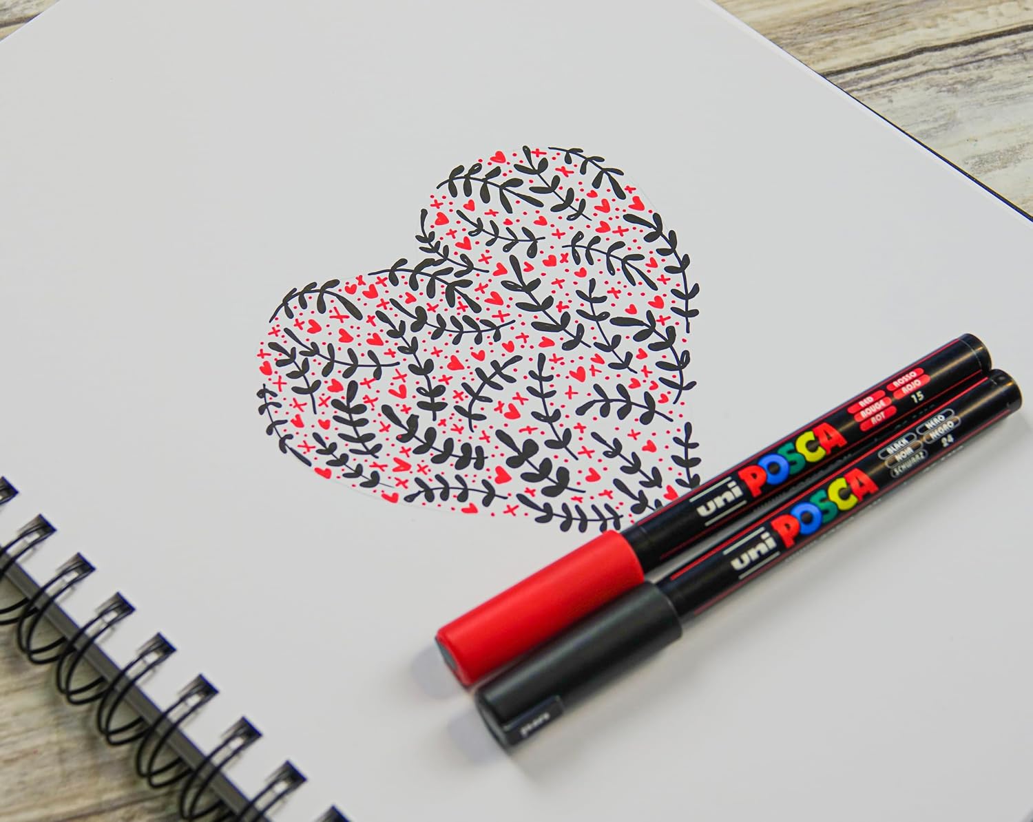 Posca - PC-1MR Lot de 16 marqueurs de peinture artistique – Dans une pochette en plastique – Kit de démarrage – Image 2