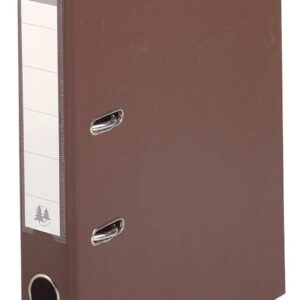 Exacompta - Réf. 53546E - 1 Classeur à levier A4 Prem'Touch - Dos de 50 mm - Mécanique 55 mm - Dimensions extérieures : 32 x 29 x 5 cm - Format à classer A4 - Coloris : Marron