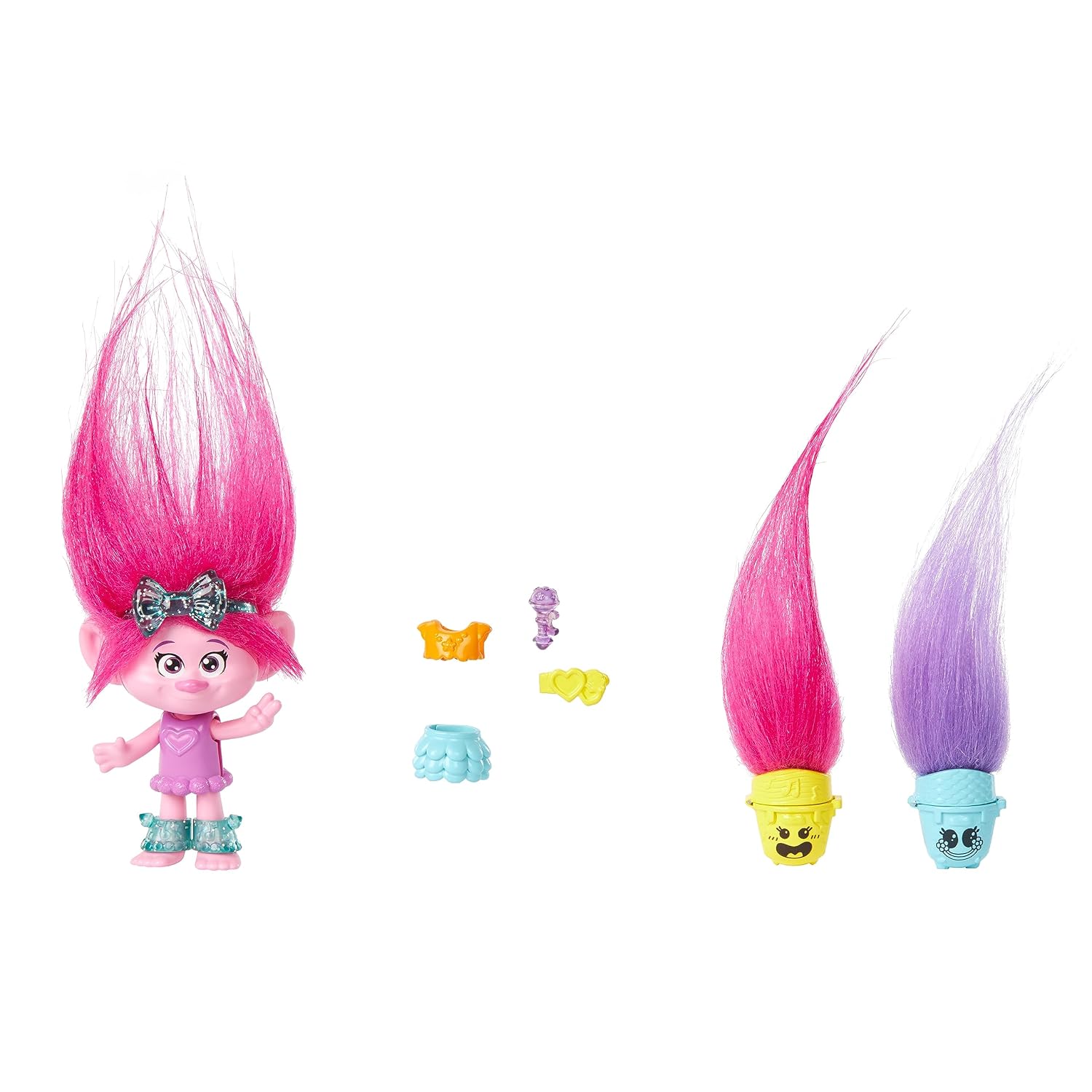 MATTEL Trolls 3 — Figurine Poppy Hair Pops avec accessoires – Image 4