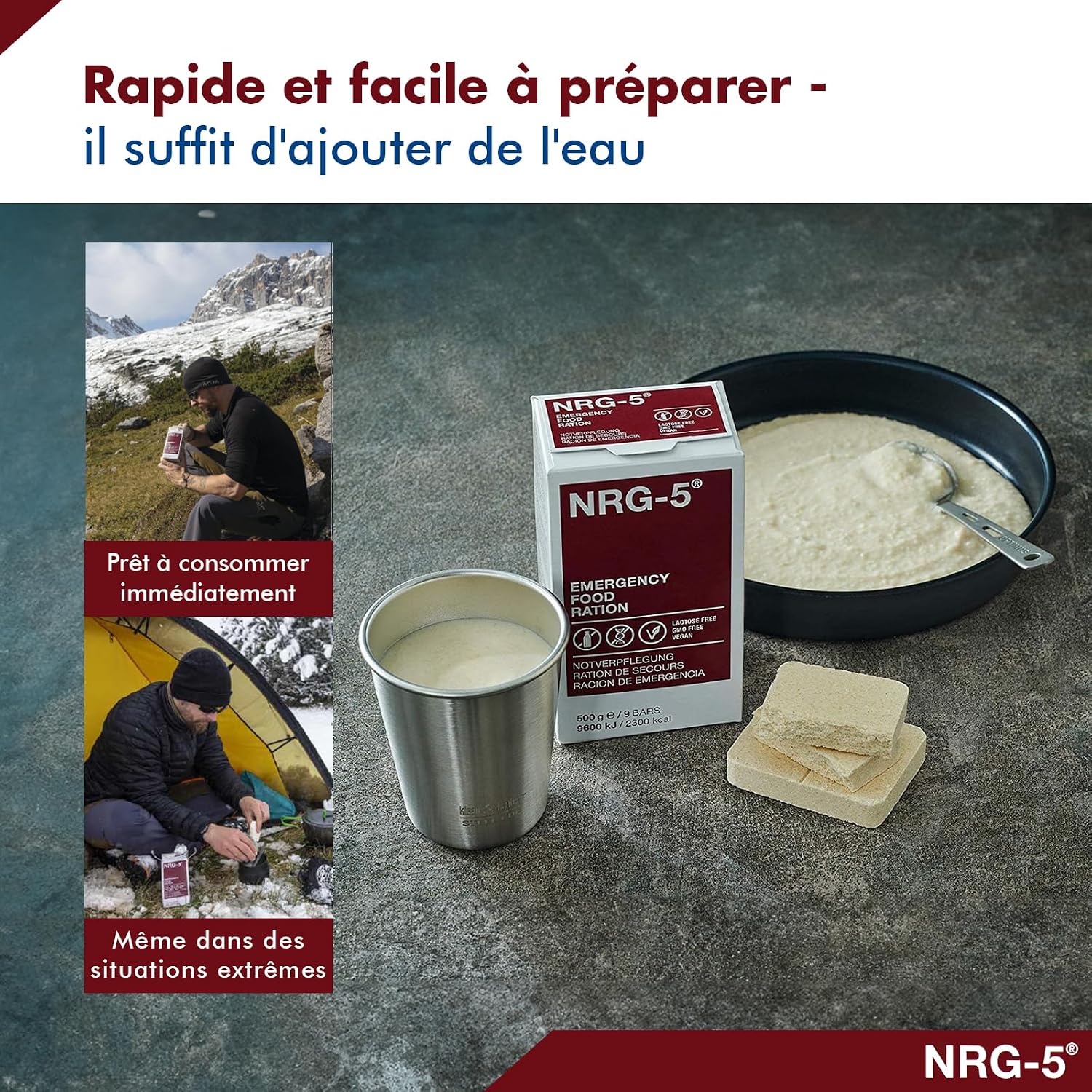 NRG-5 Lot de 2 boîtes de 48 paquets de 500 g de Notration – Image 5