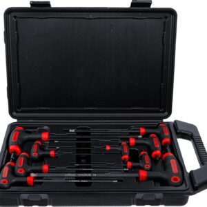 BGS Diy 7882 | Jeu de tournevis avec poignée en T | six pans intérieurs | 2-10 mm | 9 pièces