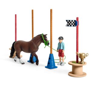 Alternative view of SCHLEICH Farm World — Playset course d'agility pour poney
