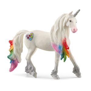 Schleich 70725 Licorne Arc-en-Ciel, mâle (bayala) Multicolore