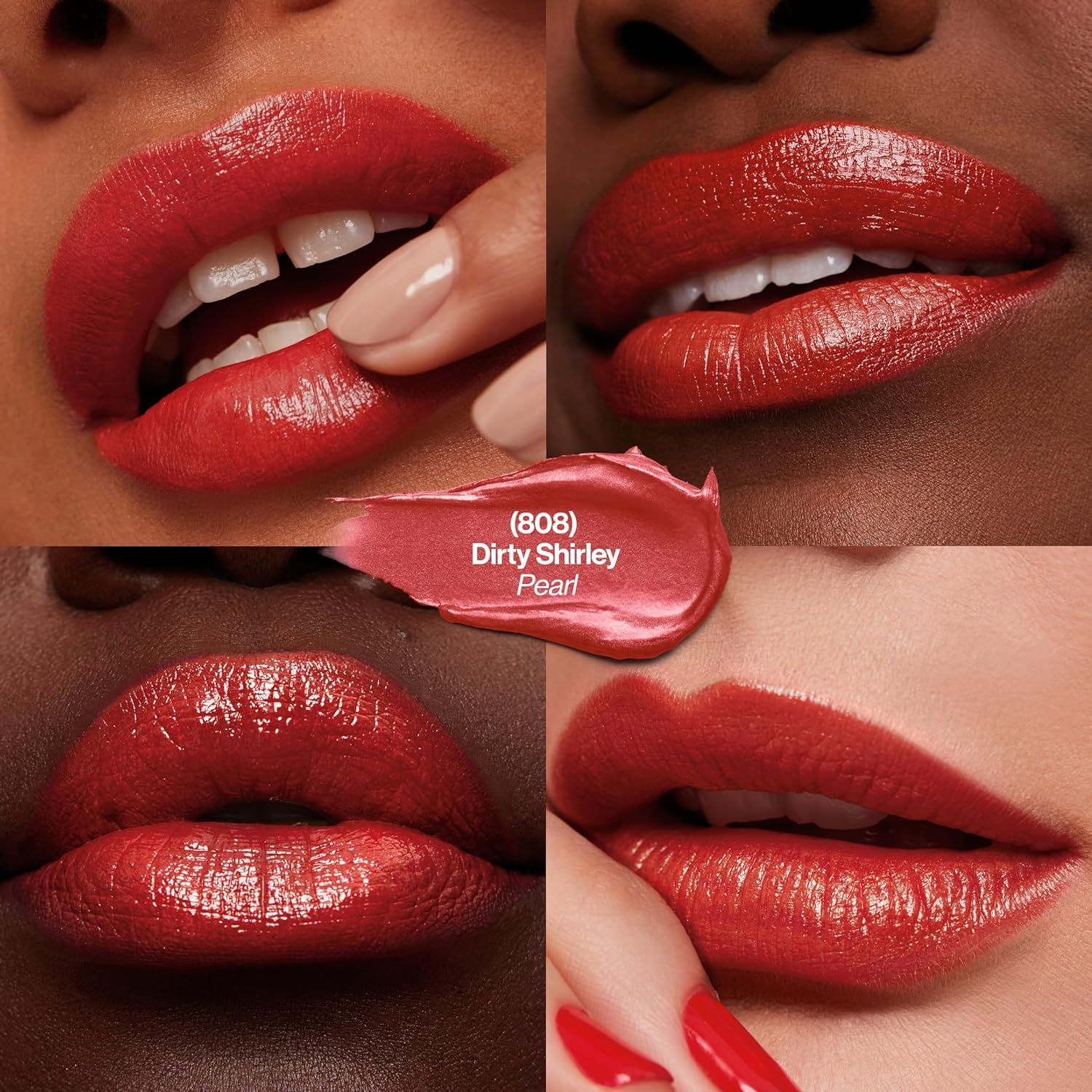 REVLON Super Lustrous — Rouge à lèvres crémeux 808 Dirty Shirley – Image 3