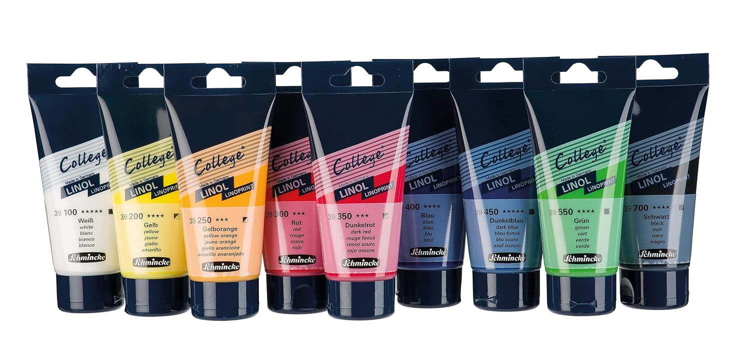 SCHMINCKE College Linol — Encre pour linogravure bleu foncé 75 ml – Image 3