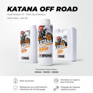 Alternative view of IPONE Katana Off Road — Huile moteur 4 temps 10W60 1L