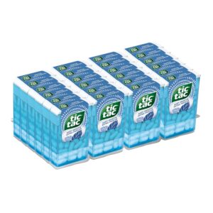 TicTac Goût Menthe Extra Fraiche - Bonbons frais sucrés - Format de Poche - 24 boites x 18g