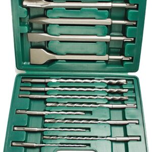 Mannesmann M12588 Lot de 13 burins et mèches SDS-Plus