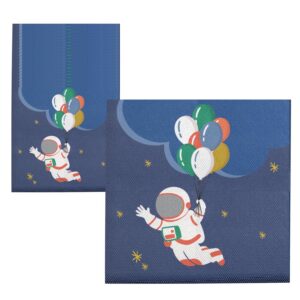 CAM ET LEON - Accessoires Décoration d’Anniversaire Enfant - Thème Espace - Assiettes, Serviettes, Confettis, Sachets, Cartes d’Invitation, Ballons (Serviette x20)