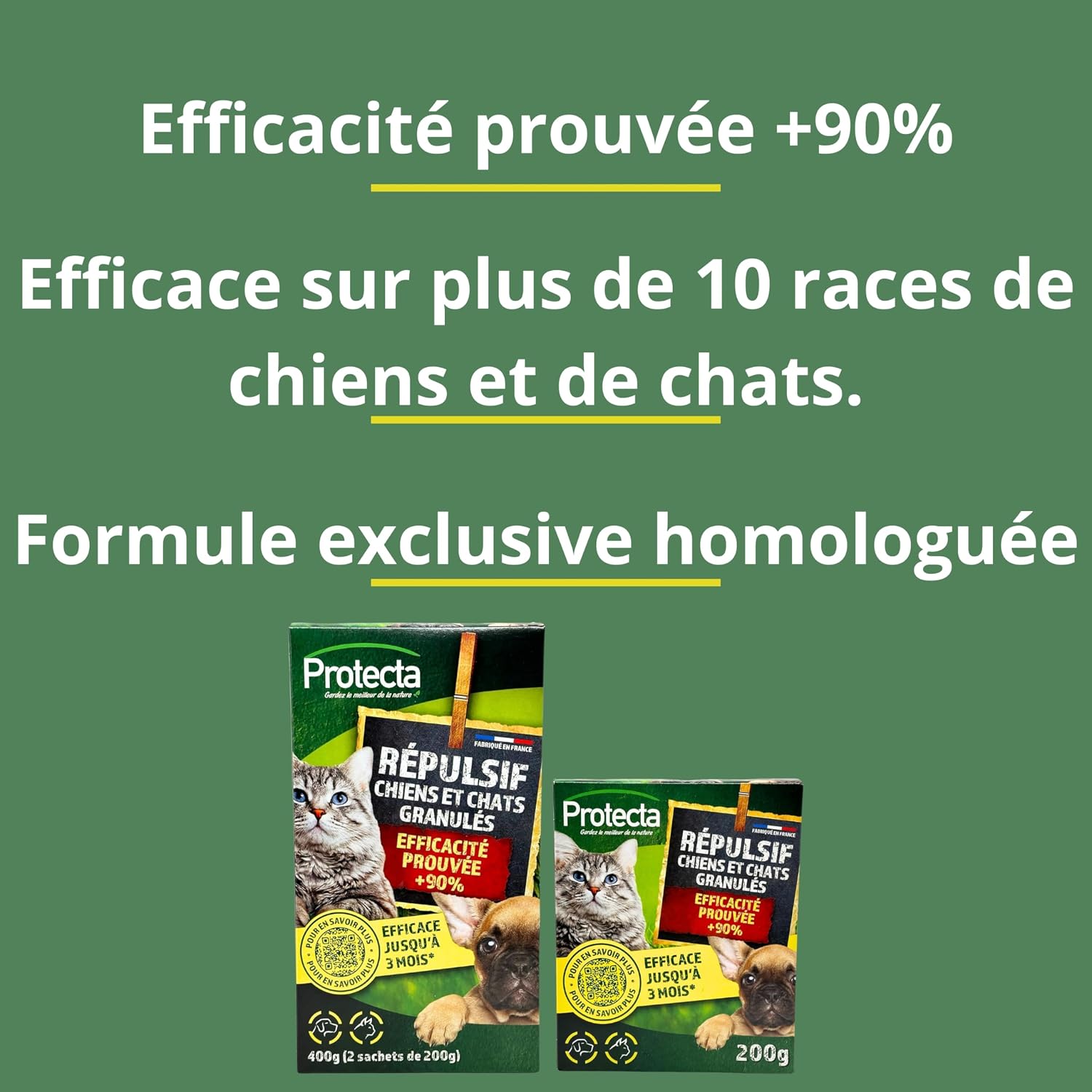 PROTECTA — Granulés Répulsifs Chiens & Chats 400g – Image 2