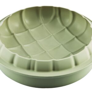 Silikomart 28.339.13.0065 Moule 25 cm Eleganza, Silicone, Gris, 22 x 22 x 6 cm