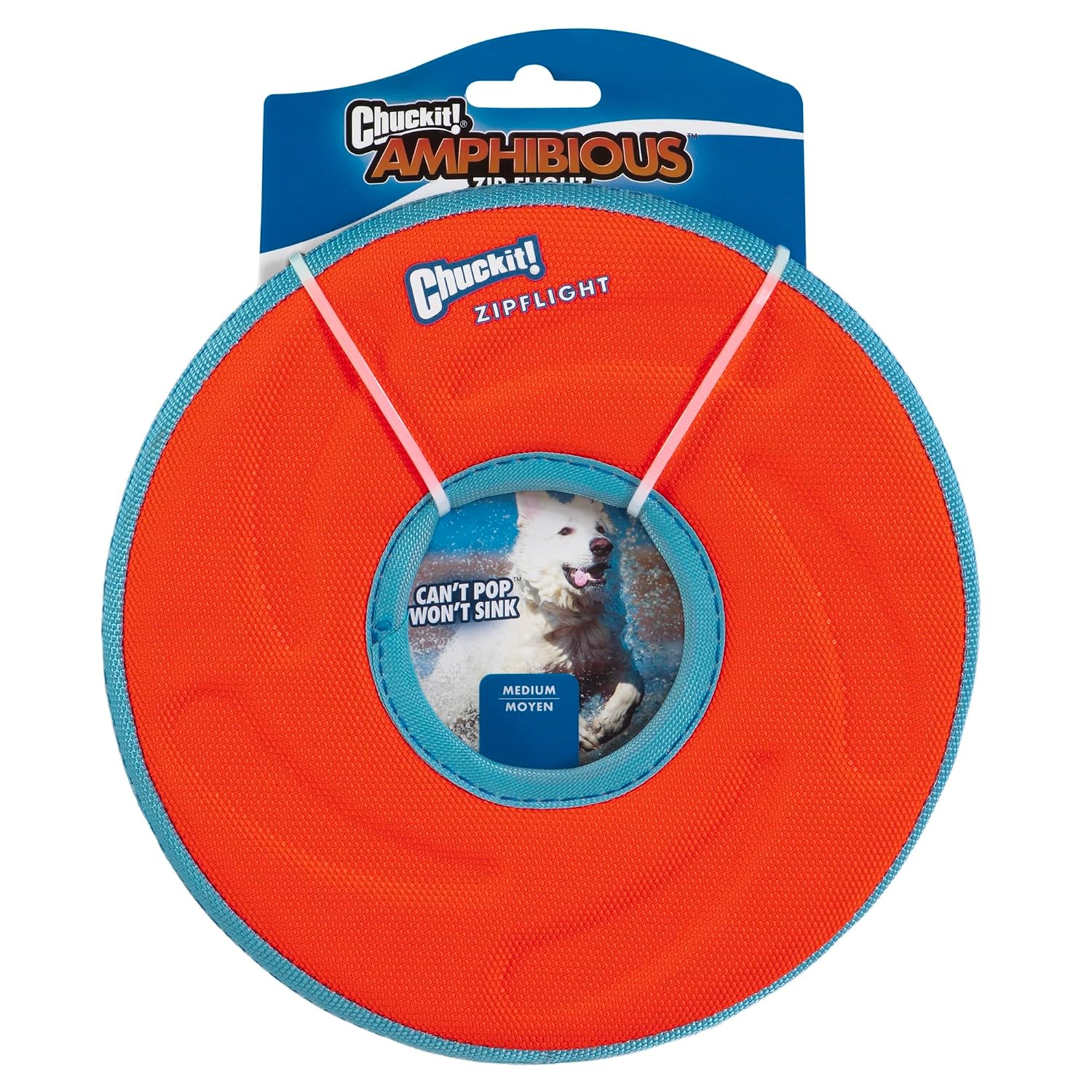 CHUCKIT ZipFlight — Frisbee flottant pour chien taille M – Image 3