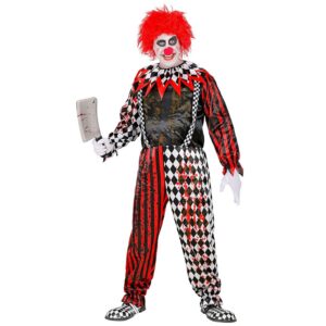 W WIDMANN MILANO Party Fashion - Costume clown tueur, cirque, clown d'horreur, Halloween