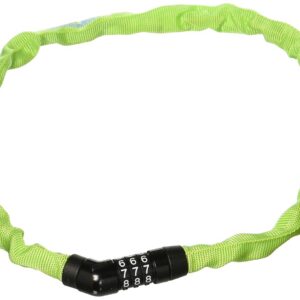 ABUS Antivol à chaîne Steel-O-Chain 4804C - serrure à combinaison en acier spécial - niveau de sécurité 3