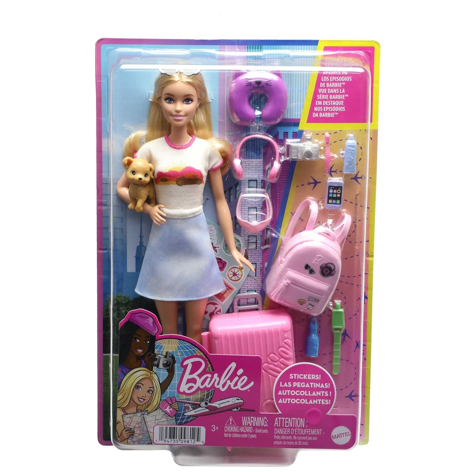 BARBIE Malibu — Coffret Voyage avec Poupée et Accessoires – Image 5