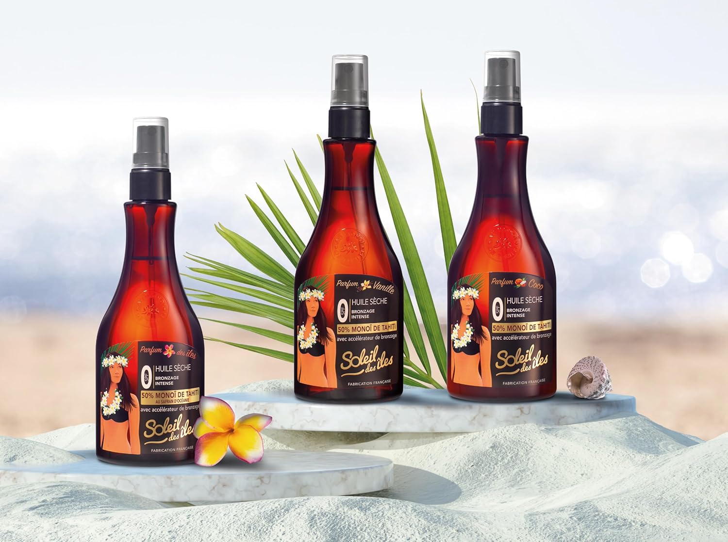 SOLEIL DES ÎLES — Huile sèche de bronzage parfum des Îles – Image 3