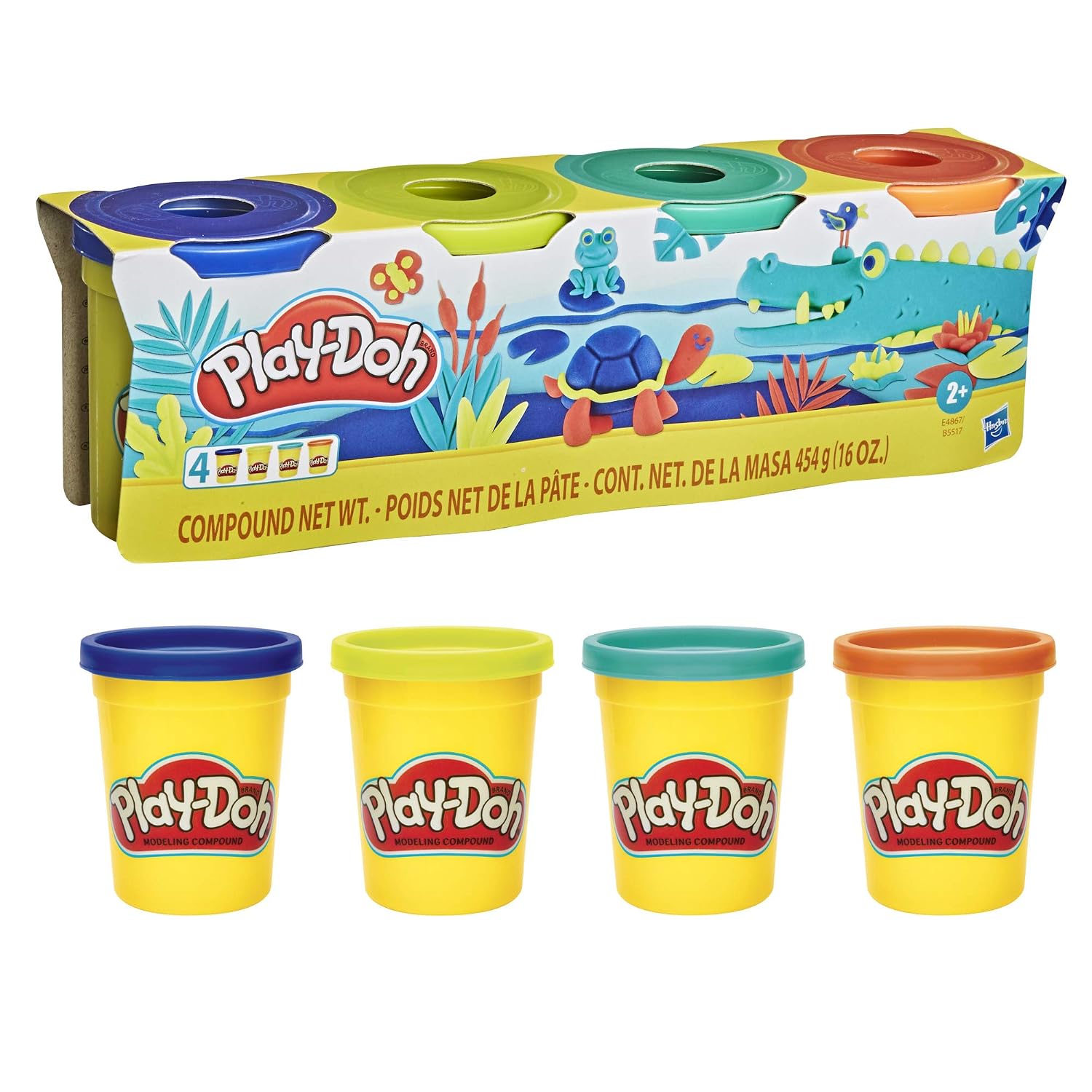 PLAY-DOH — Pack de 4 Pots de Pâte à Modeler 112 g – Image 2