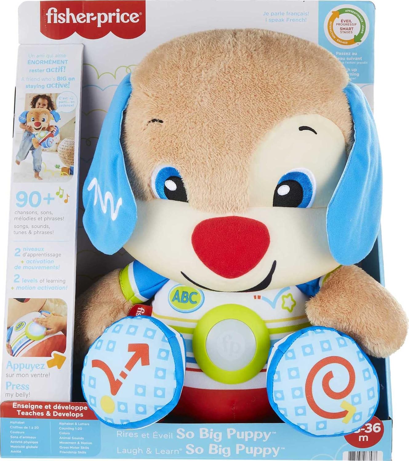 FISHER-PRICE — Peluche musicale Puppy Éveil Progressif géant – Image 5