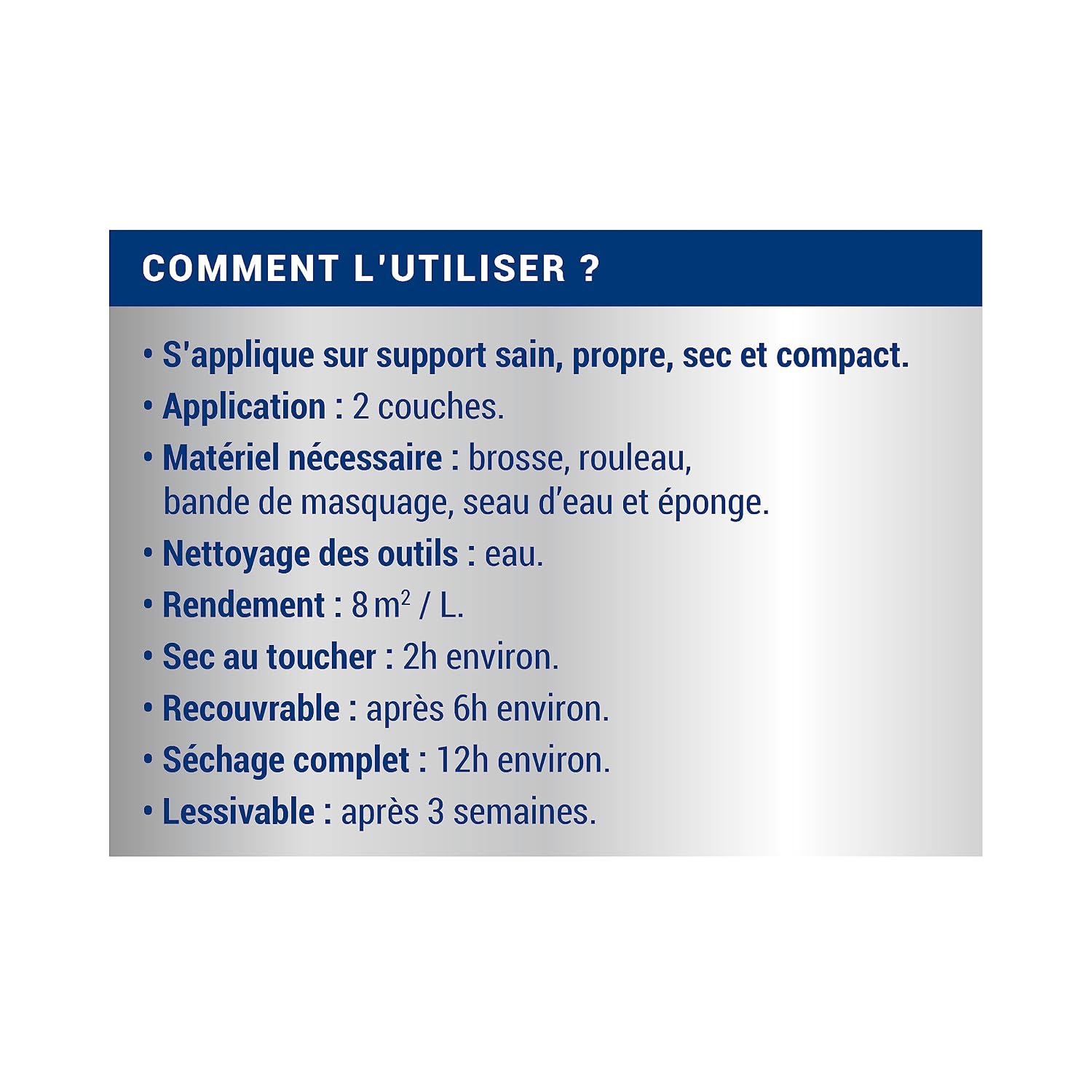 RIPOLIN — Peinture anti-condensation mate 2,5L blanc – Image 6