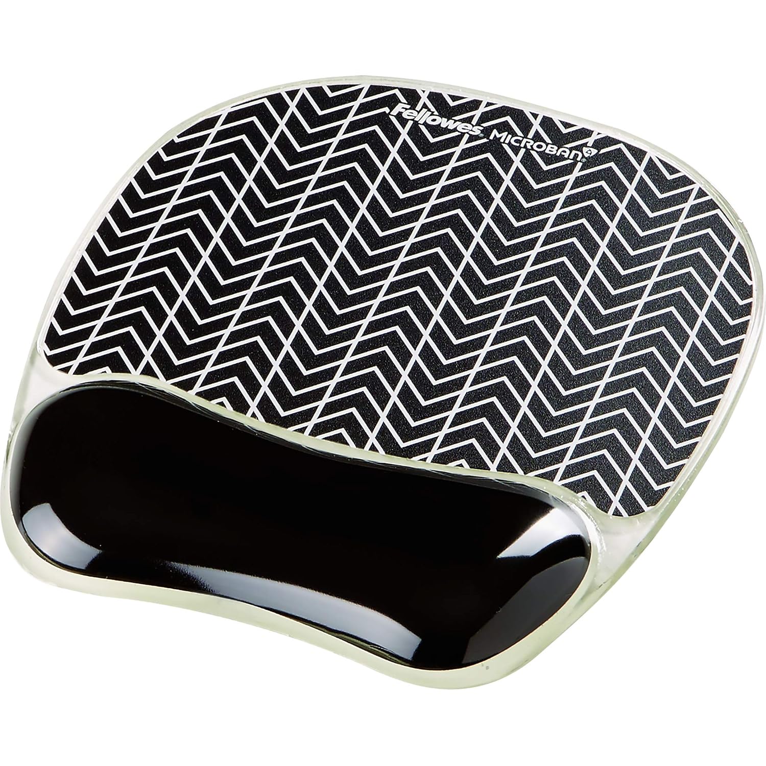 FELLOWES Photo Gel — Tapis de souris repose-poignet Chevron – Image 2