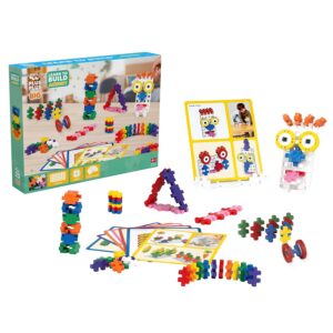 PLUS PLUS - Kit découverte Activité BIG de 130 pièces - Jeu de Construction pour Garçons, Filles, Enfants Dès 1 an - PP3448